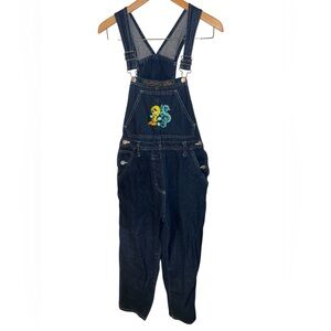 Looney Tunes Tweety Bird embroidered Dungarees bibs overalls women’s L vintage